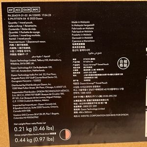 Dyson Airwrap travel pouch